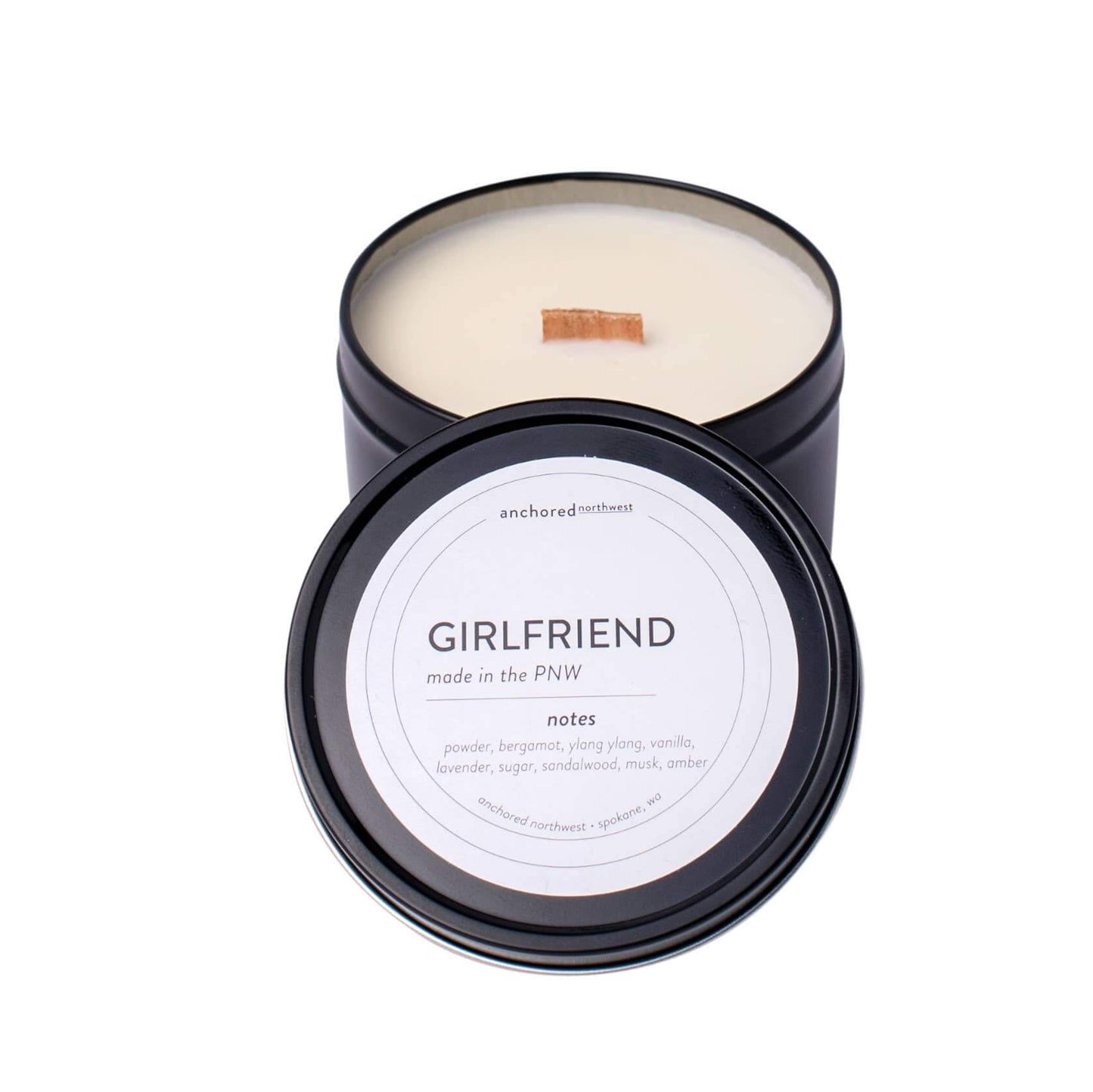 Woodwick Candle - Girlfriend - Travel Soy Candle